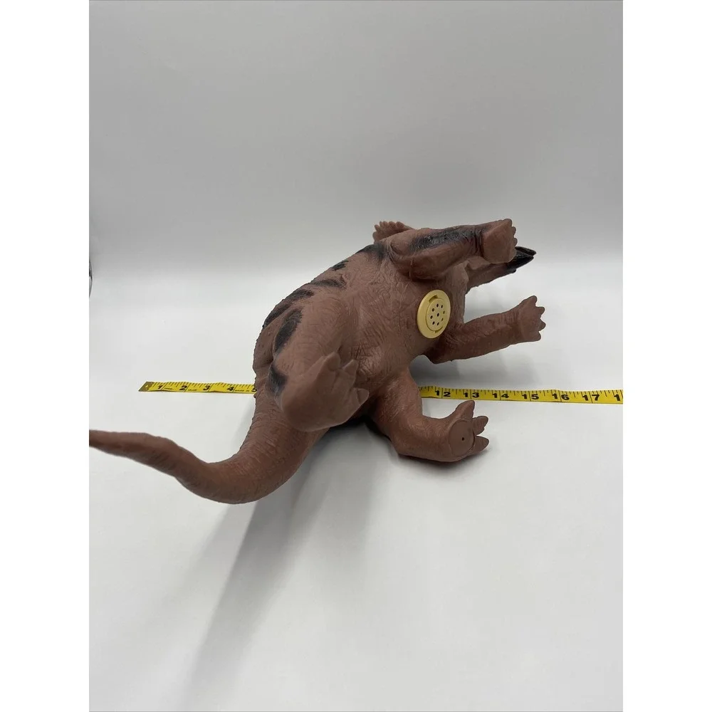 Triceratops Dinosaur Electronic Toy with Sounds Squeezable Rubber 20